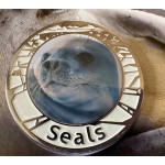 2018 Antarctic Crabeater Seal - PNC Stamp and Medallion Cover 3500 Limited