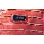 Avanti Insulated Wine Purse | Pink Crocodile