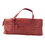 Avanti Insulated Wine Purse | Pink Crocodile