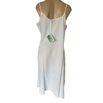 Arabella Nightie |  Slip Style White Embroidered 100% Pure Cotton Voile
