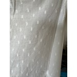 Arabella Nightie |  Slip Style White (Hail Spot) 100% Pure Cotton Voile