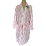 Arabella Robe | Pink Paisley Dressing Gown Robe 100% Pure Cotton Voile