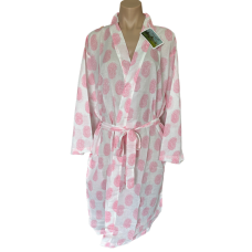 Arabella Robe | Pink Paisley Dressing Gown Robe 100% Pure Cotton Voile