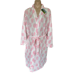 Arabella Robe | Pink Paisley Dressing Gown Robe 100% Pure Cotton Voile