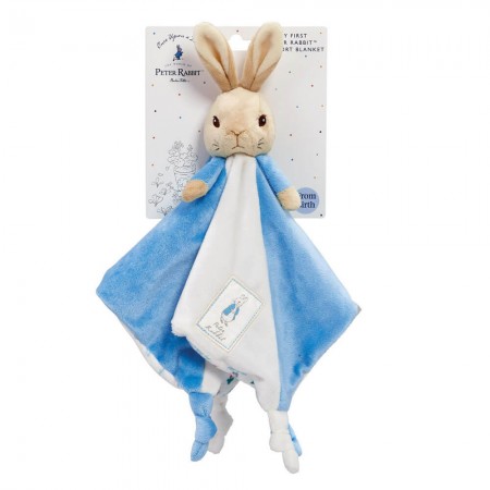 My First Peter Rabbit Baby Comfort Blanket | Plush