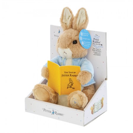 Peter Rabbit Large Storybook Talking Plush Toy | 30cm
