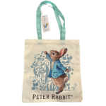 Beatrix Potter Peter Rabbit Poly Cotton Calico Style Tote Library Bag