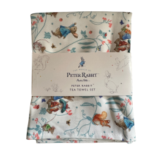 Beatrix Potter Peter Rabbit Pure Cotton Tea Towel 2 Pack 