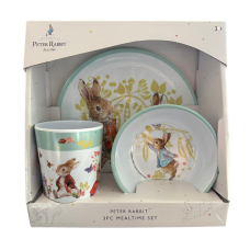 Beatrix Potter Peter Rabbit Melamine 3 Piece Bowl Plate Tumbler Set