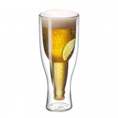 Avanti Top Up!!! Twin Wall Beer Glass - 400ml - Personalisation Available