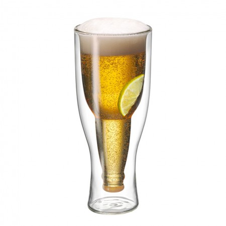 Avanti Top Up!!! Twin Wall Beer Glass - 400ml - Personalisation Available