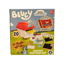 Bluey Licensed Wooden Postman 20 Piece Toy Set | Age 3+ Bluey Licensed Wooden Postman 20 Piece Toy Set | Age 3+