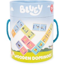 Bluey Licensed Wooden Dominoes 28 Piece Toy Set | Age 2+ Bluey Licensed Wooden Dominoes 28 Piece Toy Set | Age 2+