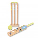 Bluey Licensed Wooden Cricket Set | 10 Pieces