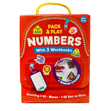 School Zone Pack & Play Numbers Book Set | Age 3 - 6