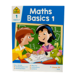 School Zone by Hinkler Maths Basics 1 Activity Book | 1 for Ages 5 - 7