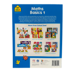 School Zone by Hinkler Maths Basics 1 Activity Book | 1 for Ages 5 - 7