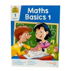 School Zone by Hinkler Maths Basics 1 Activity Book | 1 for Ages 5 - 7