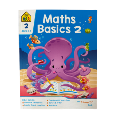 School Zone by Hinkler Maths Basics 2 Activity Book | 2 for Ages 6 - 7