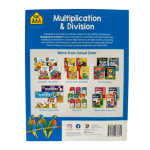 School Zone by Hinkler Multiplication & Division Activity Book | 3 - 4 for Ages 8 - 10