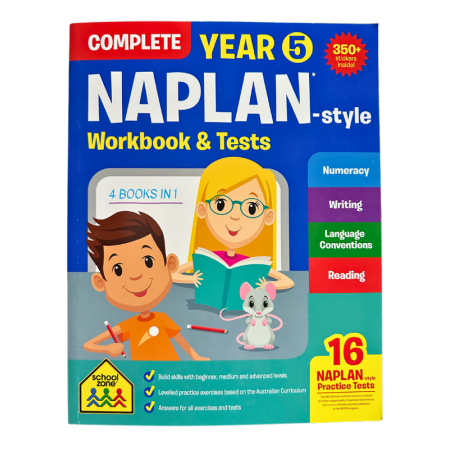 Complete NAPLAN Style Workbook & Tests | Year 5