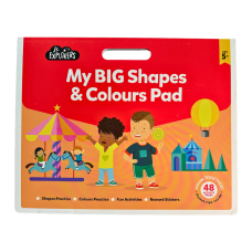 Junior Explorers My BIG Shapes & Colours Pad | Age 5+