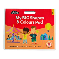 Junior Explorers My BIG Shapes & Colours Pad | Age 5+