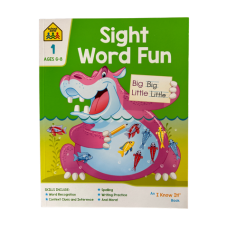 School Zone by Hinkler Sight Word Fun Activity Book | 1 for Ages 6 - 8