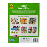 School Zone by Hinkler Sight Word Fun Activity Book | 1 for Ages 6 - 8