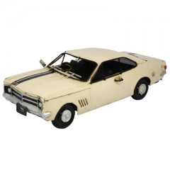 Boyle Industries Cream HK Tin Automobilia Collector Holden Monaro Coupe | 26cm