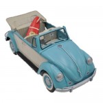Boyle Industries Blue VW Surfer Tin Automobilia Collector Volkswagon Beetle Car | 34cm