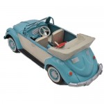 Boyle Industries Blue VW Surfer Tin Automobilia Collector Volkswagon Beetle Car | 34cm