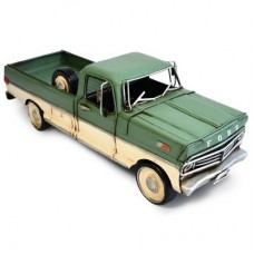 Boyle Industries Green F 100 Tin Automobilia Collector Ford Pickup Truck | 33cm