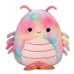 Kellytoy Genuine Squishmallow Candis the Tie Dye Shrimp 12" Plush Toy