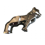 Genuine Mack Brand Chrome Full Size Bulldog Mascot Statue | 11cm x 9cm