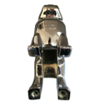 Genuine Mack Brand Chrome Full Size Bulldog Mascot Statue | 11cm x 9cm