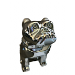 Genuine Mack Brand Chrome Full Size Bulldog Mascot Statue | 11cm x 9cm