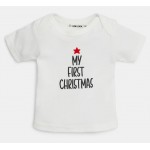 Gem Look 100% Organic Cotton 6 Piece Gift Boxed Baby Set for 0 to 6 Months | Red & White Santa