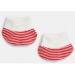 Gem Look 100% Organic Cotton 6 Piece Gift Boxed Baby Set for 0 to 6 Months | Red & White Santa