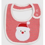 Gem Look 100% Organic Cotton 6 Piece Gift Boxed Baby Set for 0 to 6 Months | Red & White Santa