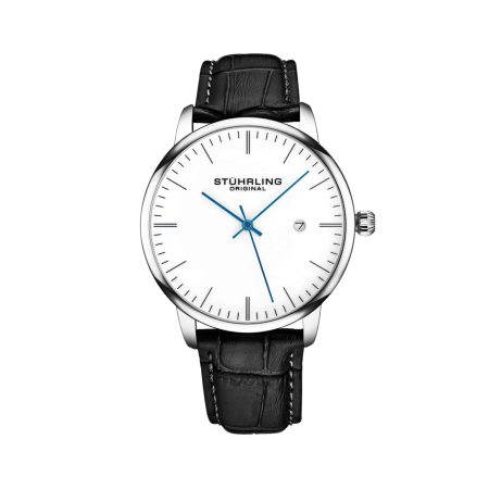 Stuhrling Original 40mm Rasa 3997 Quartz Classic Watch | Black