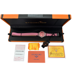 Stuhrling Original Deauville  Quartz Crystal Wrap Around Watch | Pink