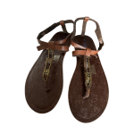Ladies Piping Hot Brown Casual Sandals | Cabo Ladies Piping Hot Brown Casual Sandals | Cabo