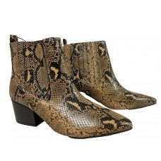 Ladies Anko Berry Croc &  Target Snake Print 2 Pack Heel Boots |  Size 8