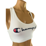 Ladies Champion The Authentic Racer Back Sports Bra | White