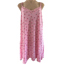 Be You Pointelle Cherry Print Chemise Nightie| Soft Poly Cotton Blend