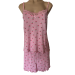 Be You Pointelle Cherry Print Chemise Nightie| Soft Poly Cotton Blend