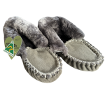 SOXnUGGS 100% Premium Sheepskin Adult Moccasins |  Grey