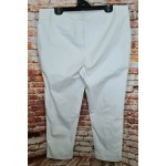 Ladies Sara So Slimming Soft Stretch Waist Pants | White