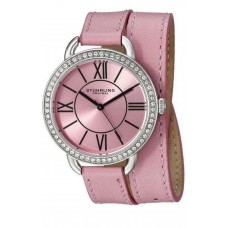 Stuhrling Original Deauville  Quartz Crystal Wrap Around Watch | Pink